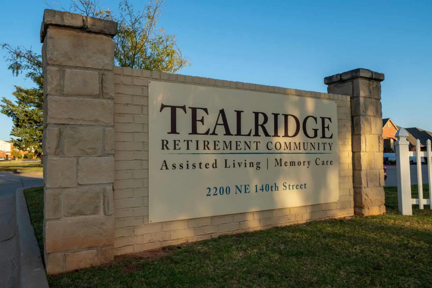 Tealridge sign Tealridge sign